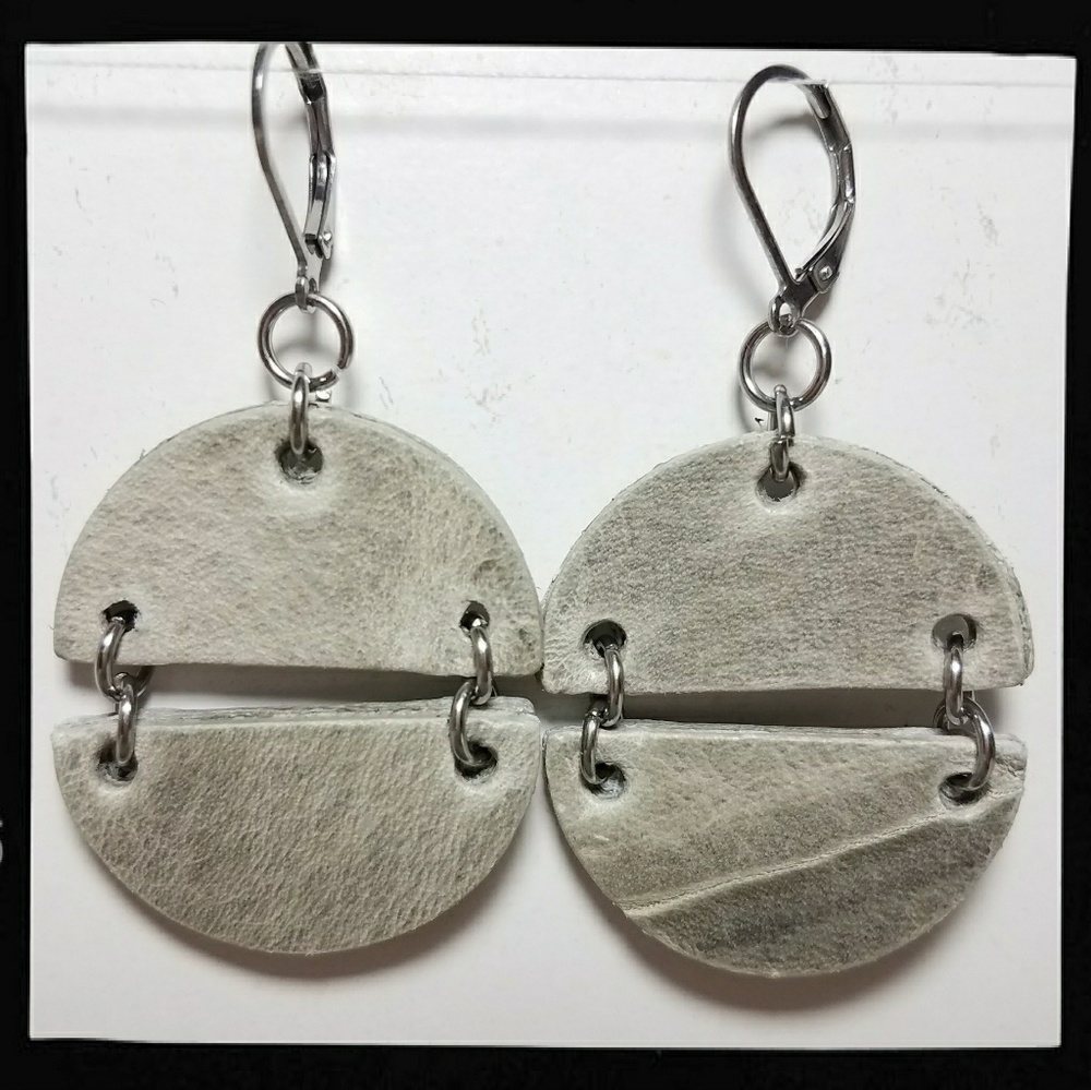 Handmade Leather Earrings
